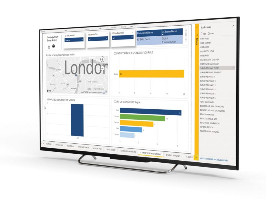 survey-data-analysis-powerbi-template-knowledgesmart